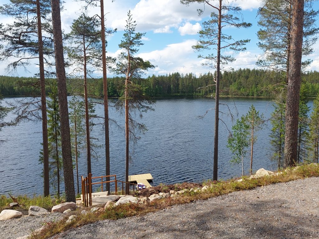 Privat terace and calmful lake - Villa Vasa, Rovaniemi